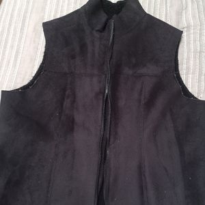 Suede vest